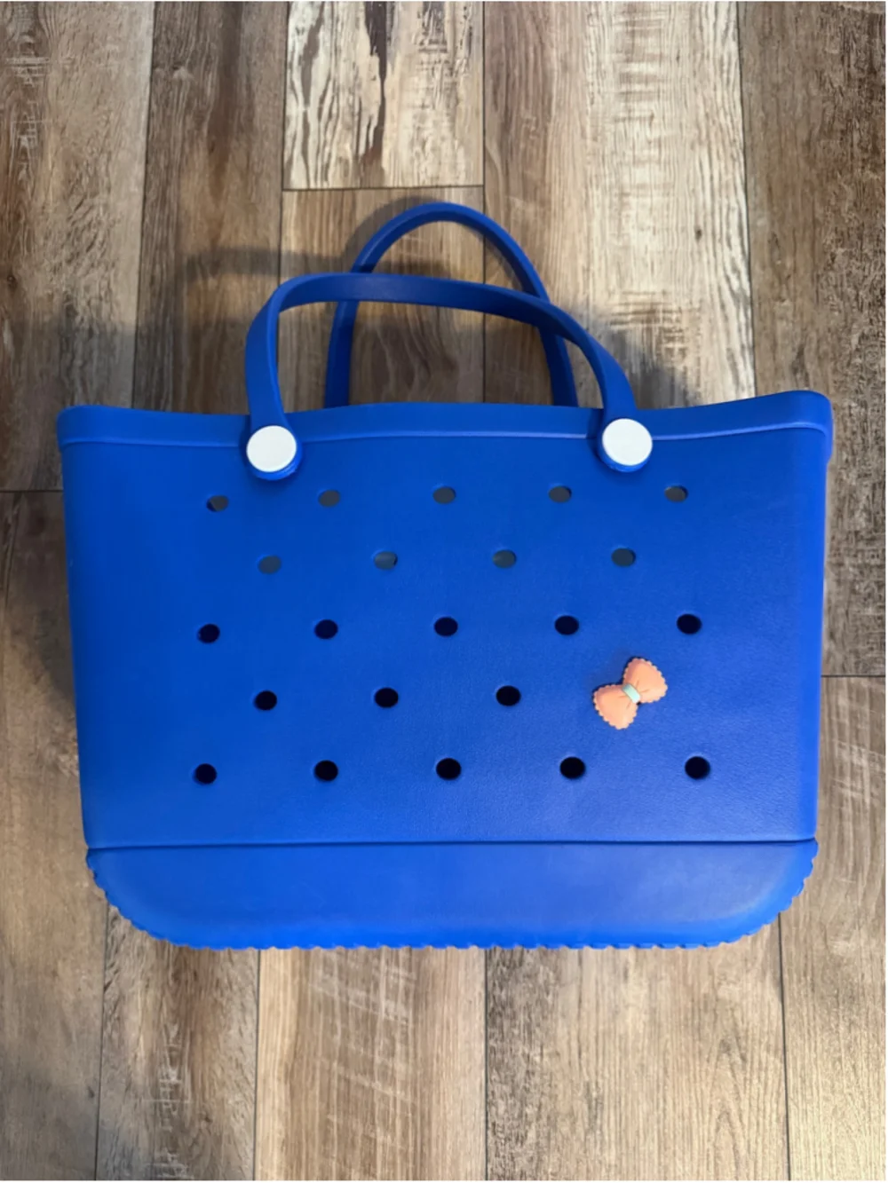 Unbranded Rubber Tote Bag One Size Blue